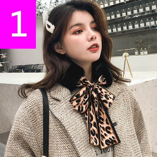 Fluffy Faux Fur Collar Scarf with Pom-Pom Accents for Women | Thomler