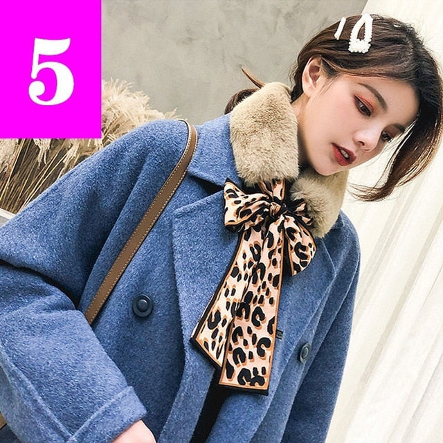 Fluffy Faux Fur Collar Scarf with Pom-Pom Accents for Women | Thomler