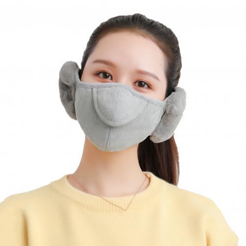 Fleece Ear Warmer Headband with Face Guard - Winter Neck Gaiter for Outdoor Sports & Cold Weather Protection | Thomler