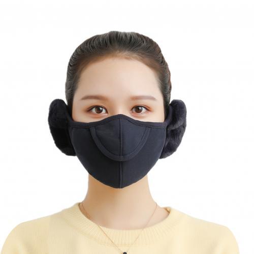 Fleece Ear Warmer Headband with Face Guard - Winter Neck Gaiter for Outdoor Sports & Cold Weather Protection | Thomler