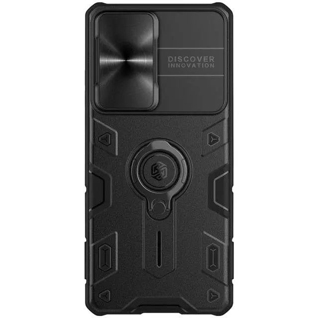Aluminum Ring Stand Phone Case with Camera Guard for Samsung Galaxy S21, S21 Plus & S21 Ultra – Built-In Kickstand & Shockproof Frame | Thomler