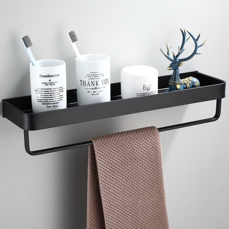 Floating Aluminum Storage Rack – Rust-Proof Organizer for Kitchen, Bathroom & More | Thomler
