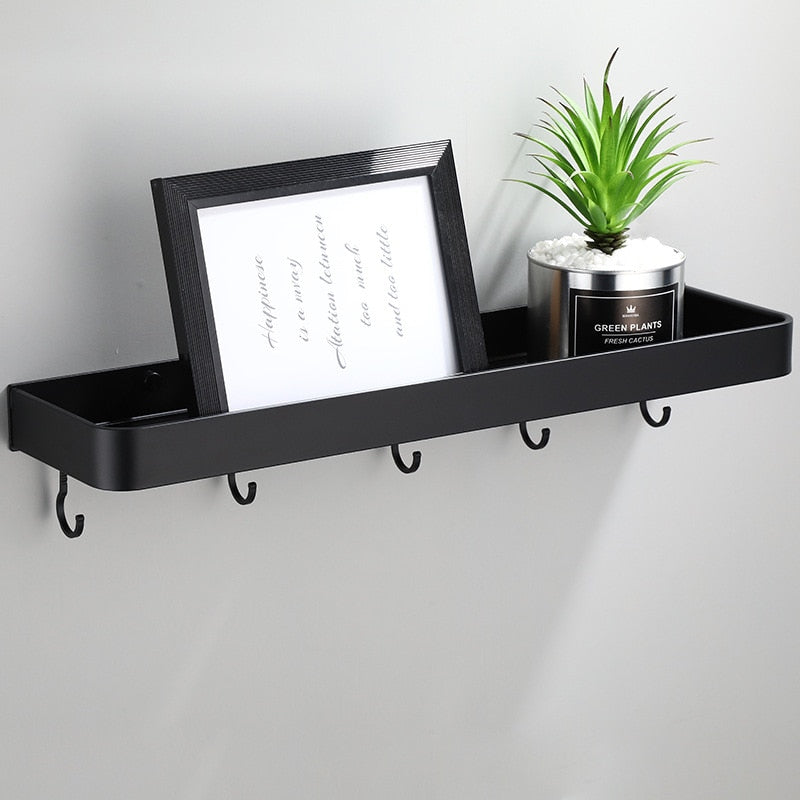 Floating Aluminum Storage Rack – Rust-Proof Organizer for Kitchen, Bathroom & More | Thomler