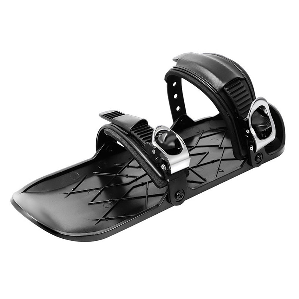 Compact Adjustable Ski Skates for Boots – Portable Snow Blades for Winter Fun, One Size Fits Most US 6-12 | Thomler