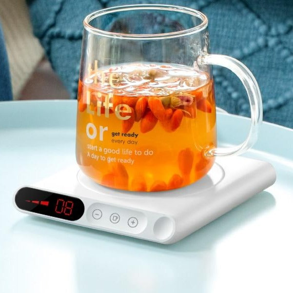 USB-Powered Desktop Mug Warmer with Timer & Temperature Control – Keep Coffee & Tea Hot | Thomler