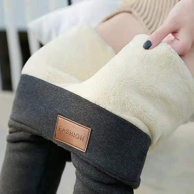 Fleece-Lined High-Waist Leggings for Women – Thermal Insulated Stretchy Pants for Cold Weather & Active Wear | Thomler