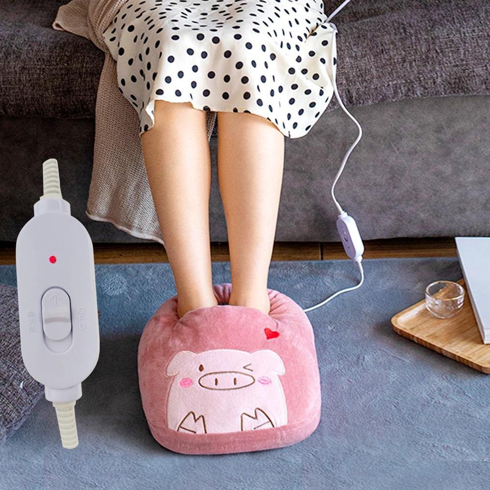 Heated Foot Warmer with USB Charging – 3 Temperature Settings for Home, Office & Travel | Thomler