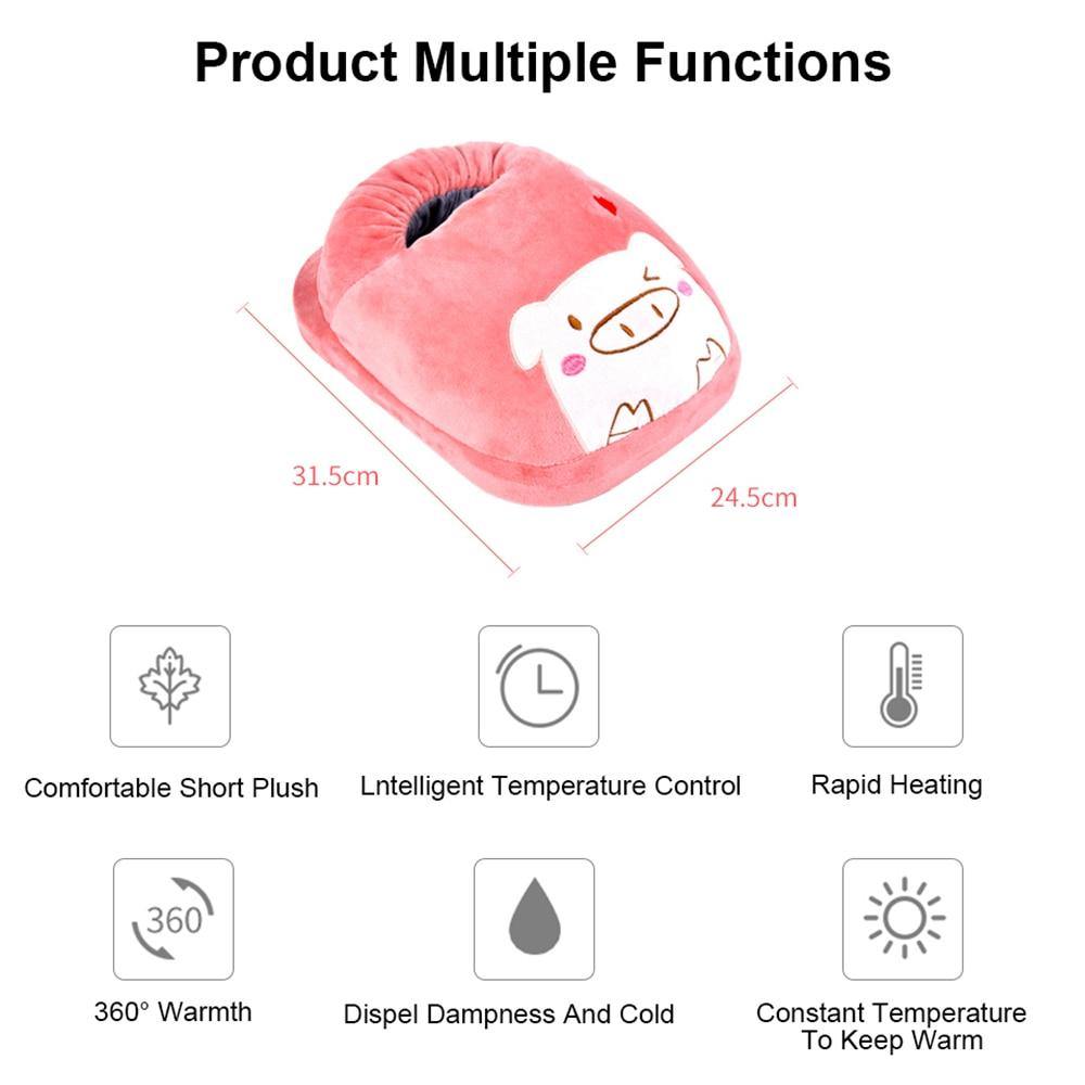 Heated Foot Warmer with USB Charging – 3 Temperature Settings for Home, Office & Travel | Thomler