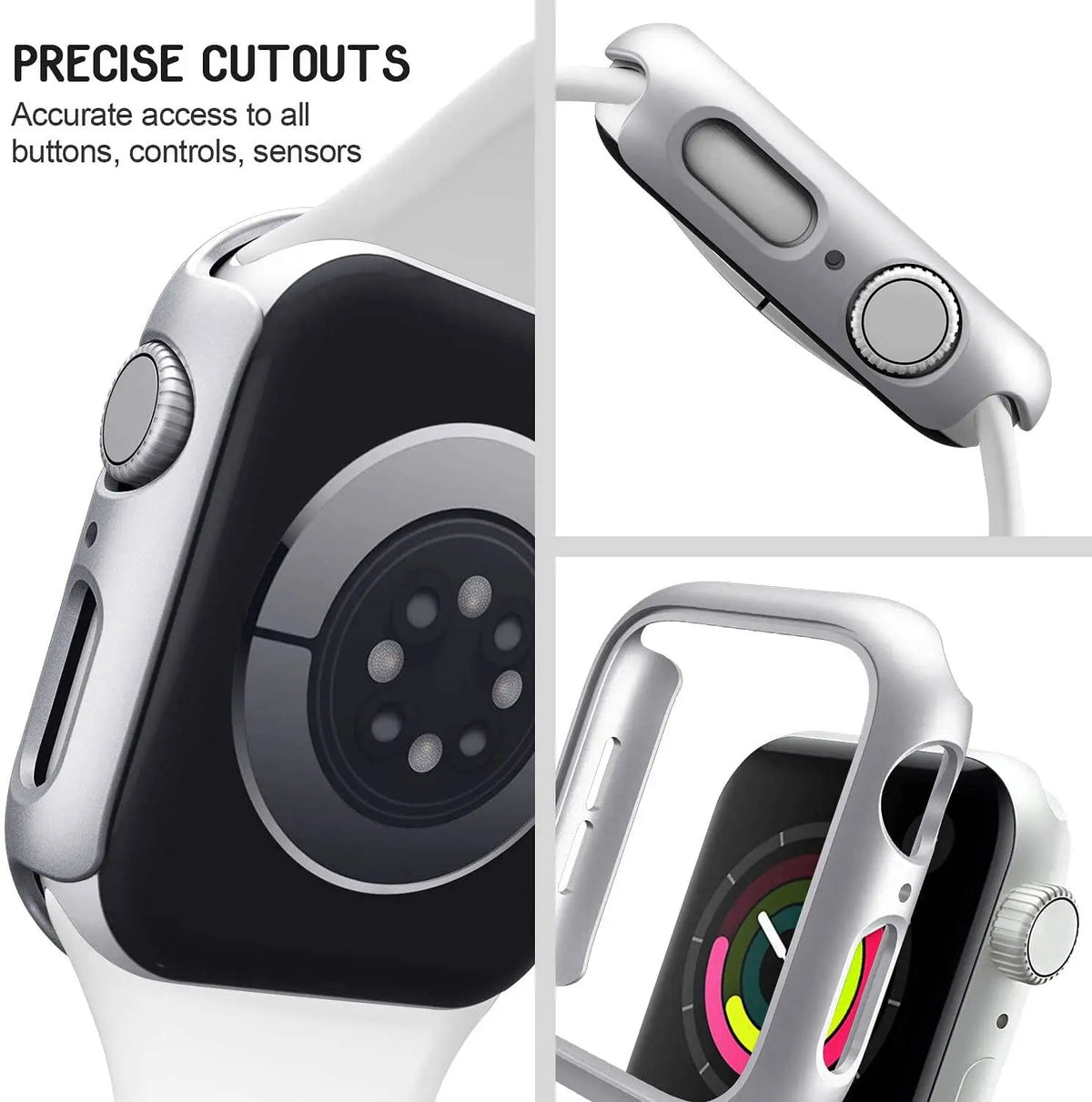 Protective Cover + Screen Shield for Apple Watch Series 7 – 41mm & 45mm Polycarbonate Case | Thomler