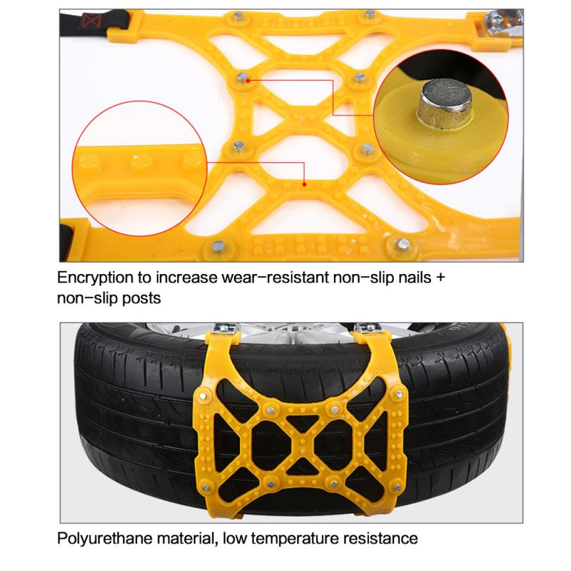 Emergency Traction Straps for Car Tires – Winter Grip Aid for Snow, Ice & Mud | Thomler