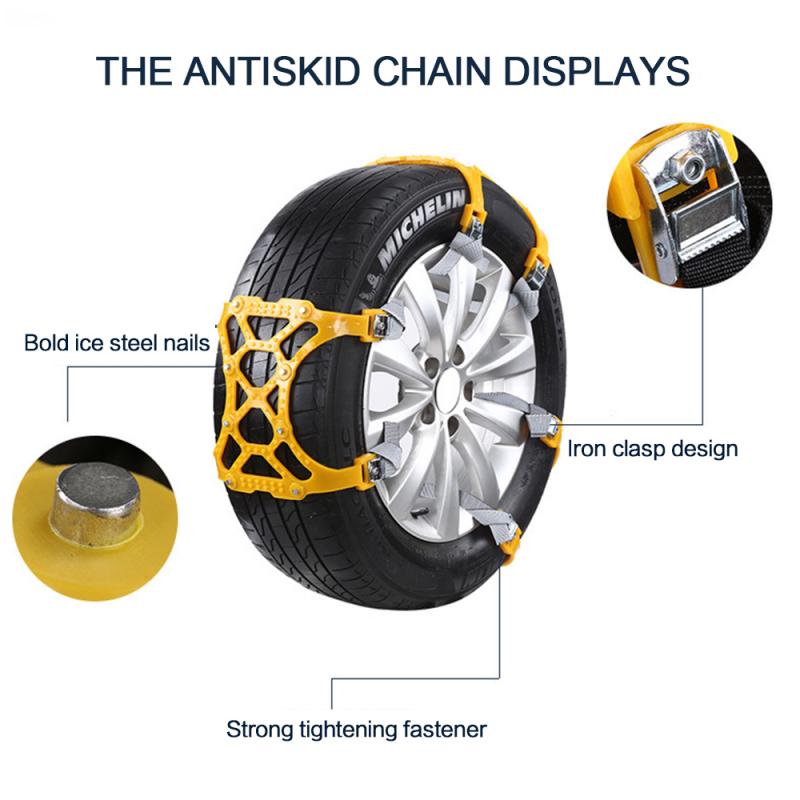 Emergency Traction Straps for Car Tires – Winter Grip Aid for Snow, Ice & Mud | Thomler