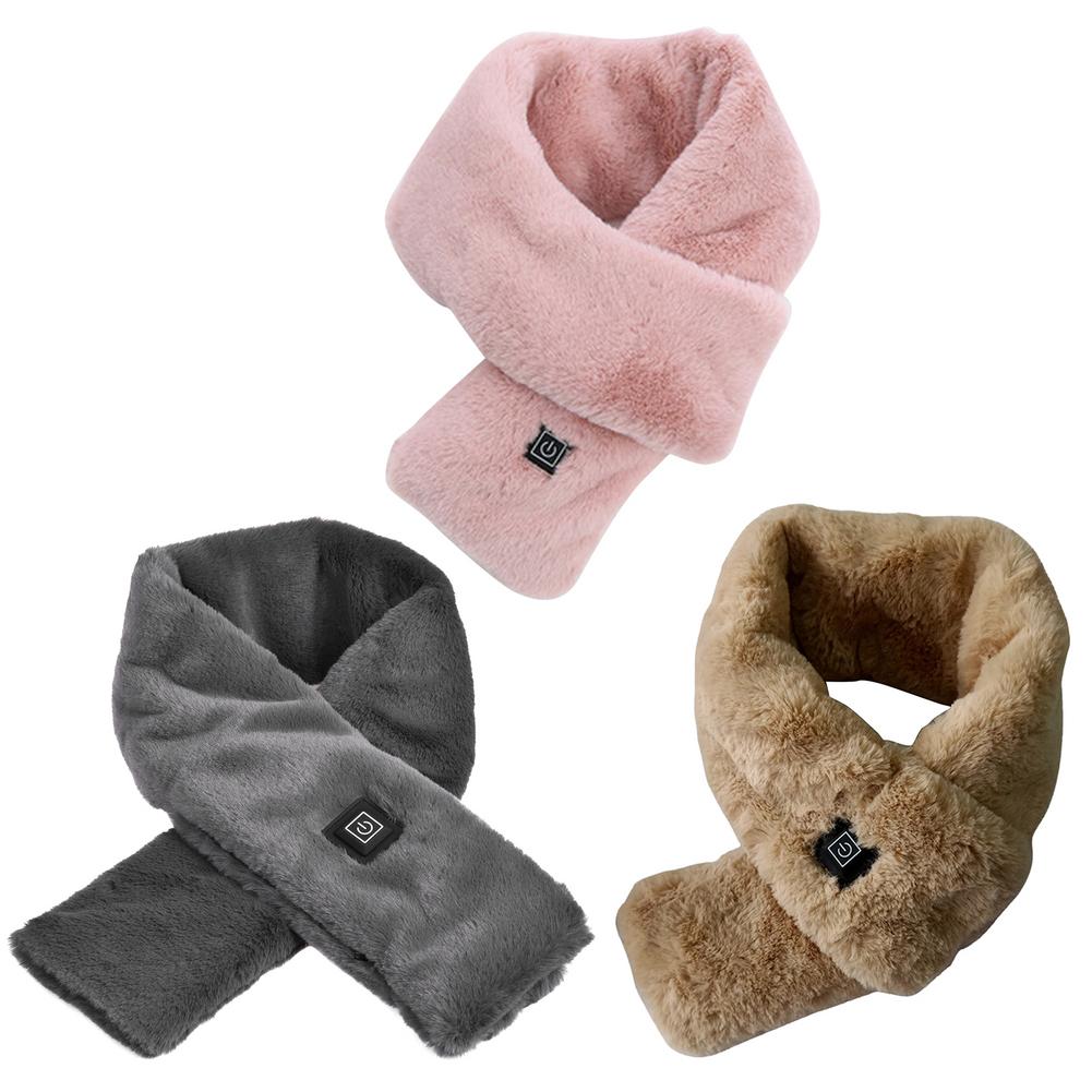 USB Heated Fleece Neck Warmer with 3 Temperature Settings | Thomler