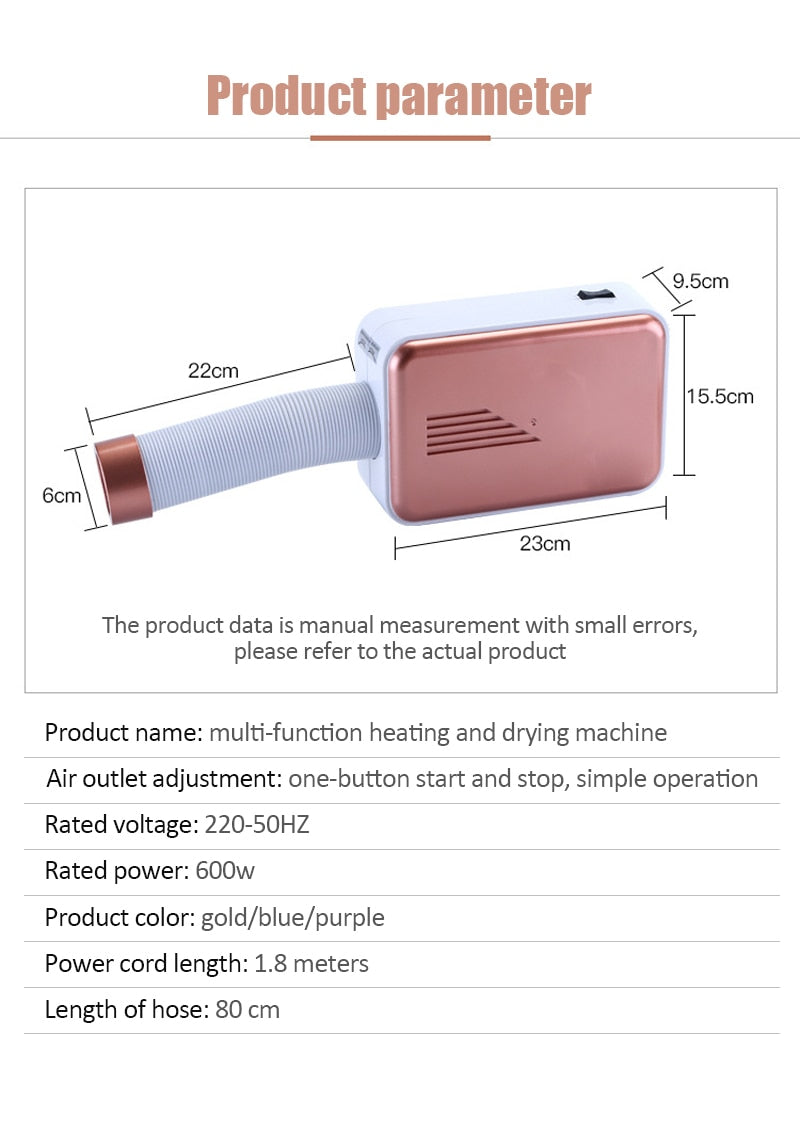 Portable Electric Clothes Dryer with Heated Air Circulation for Quick Drying | Thomler