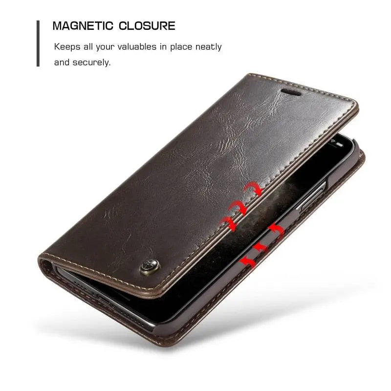 Fitted Leather-Look iPhone 13 Case – Edge & Camera Protection, Precise Button Access – Works with iPhone 13, 13 Pro & 13 Pro Max | Thomler