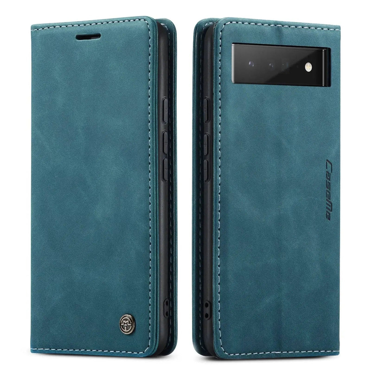 Premium Folio Phone Cover with Card Slots for Google Pixel 6 & 6 Pro – Leather-Finish Flip Case | Thomler