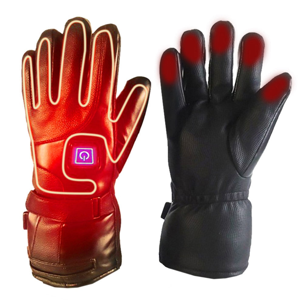 Battery-Powered Heated Gloves with Touchscreen Fingers – Windproof Winter Hand Warmers for Men & Women | Thomler