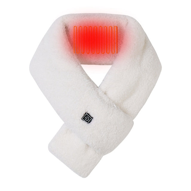 USB Heated Fleece Neck Warmer with 3 Temperature Settings | Thomler