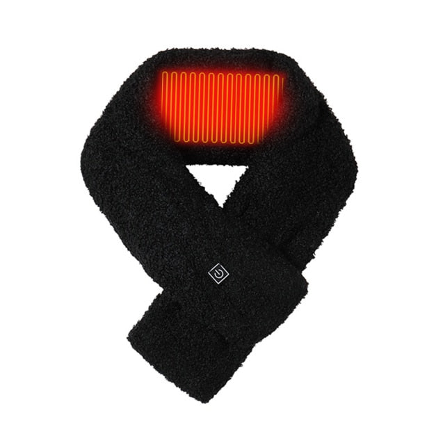USB Heated Fleece Neck Warmer with 3 Temperature Settings | Thomler