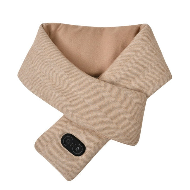USB Heated Fleece Neck Warmer with 3 Temperature Settings | Thomler