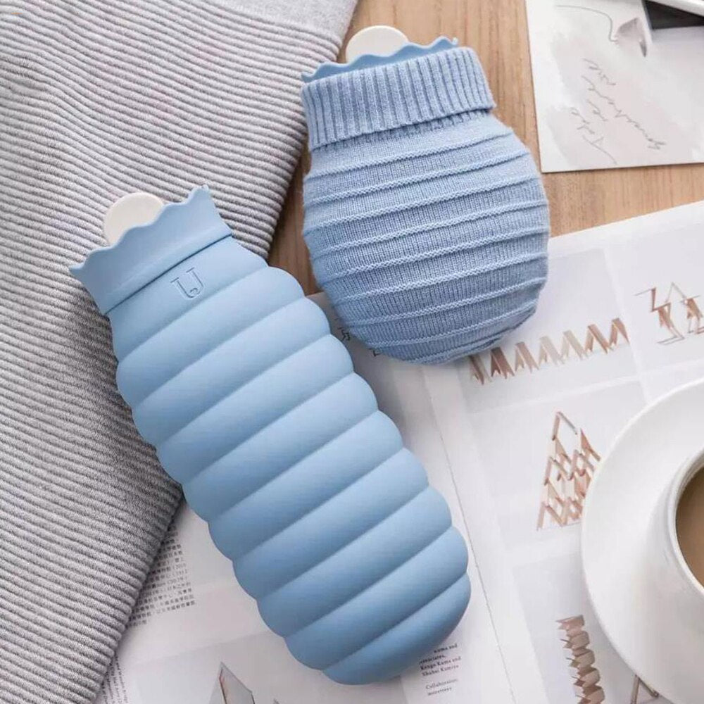 Microwavable Silicone Hot Water Bottle for Pain Relief & Warmth | Thomler