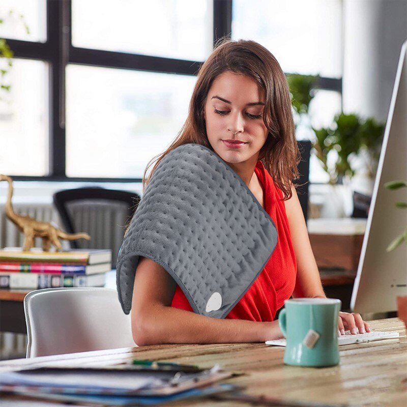 Digital Heat Therapy Pad with Temperature Control & Auto Shutoff for Neck, Back & Shoulders | Thomler