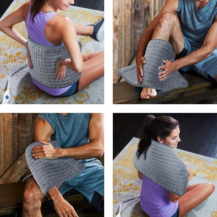 Digital Heat Therapy Pad with Temperature Control & Auto Shutoff for Neck, Back & Shoulders | Thomler