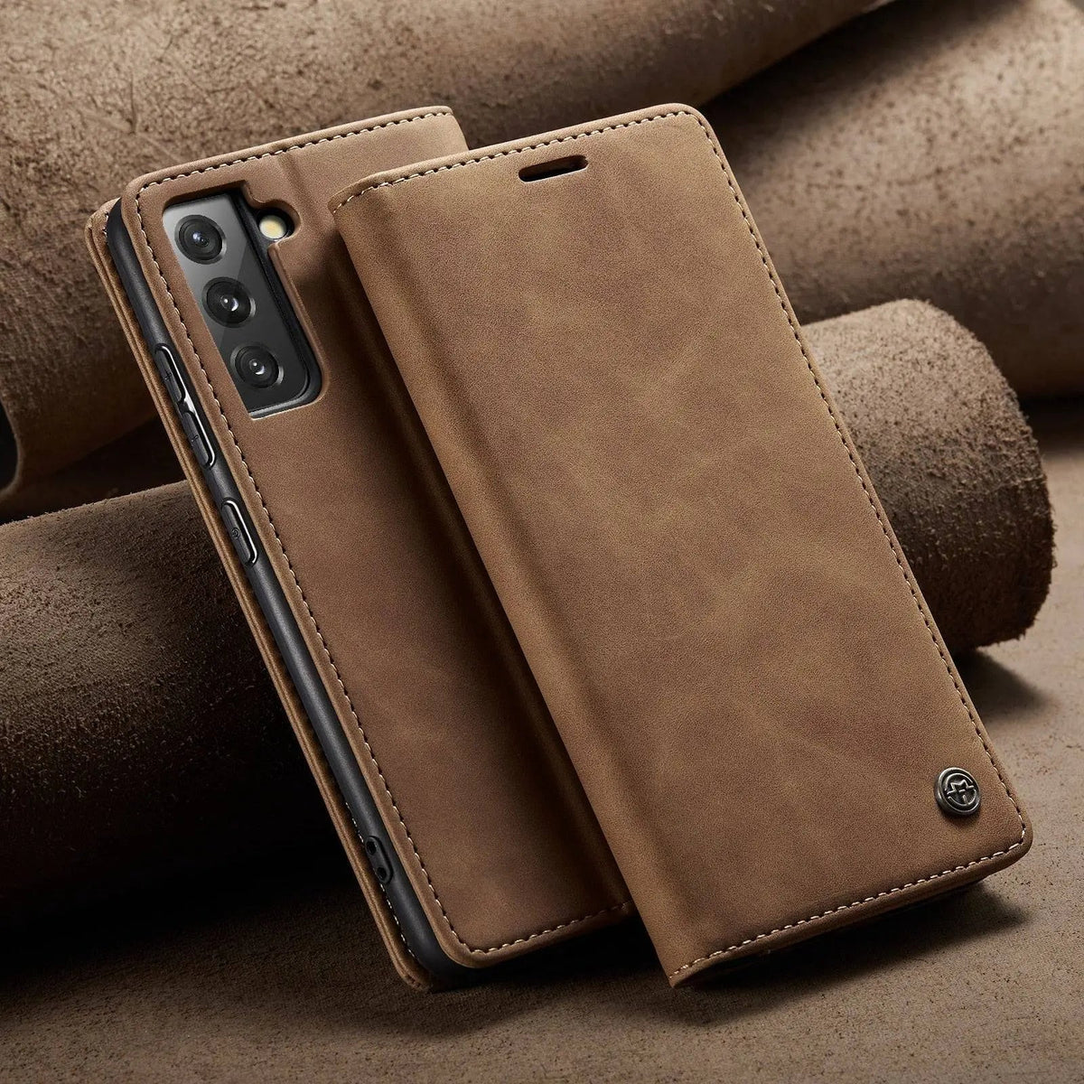 Leather Folio Phone Case with Card Slots – Samsung Galaxy S22, S22 Plus & S22 Ultra | Thomler
