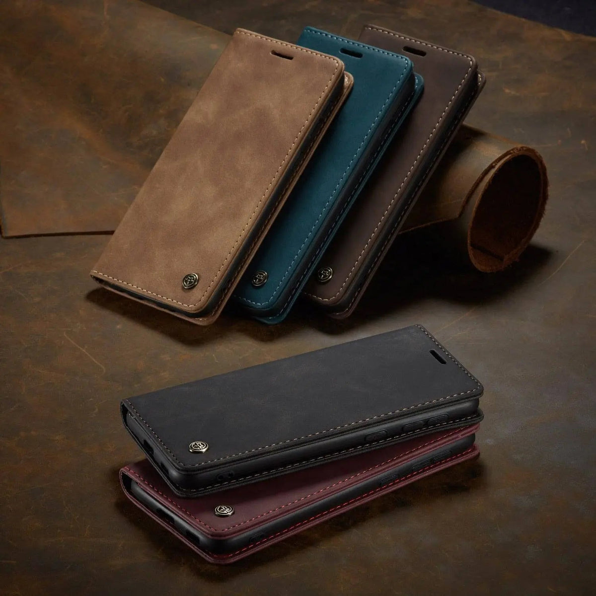 Leather Folio Phone Case with Card Slots – Samsung Galaxy S22, S22 Plus & S22 Ultra | Thomler