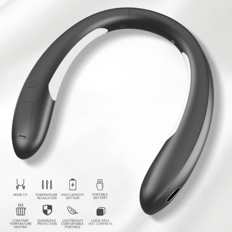 Rechargeable Wearable Neck Heater with Temperature Control & Digital Display for Winter | Thomler