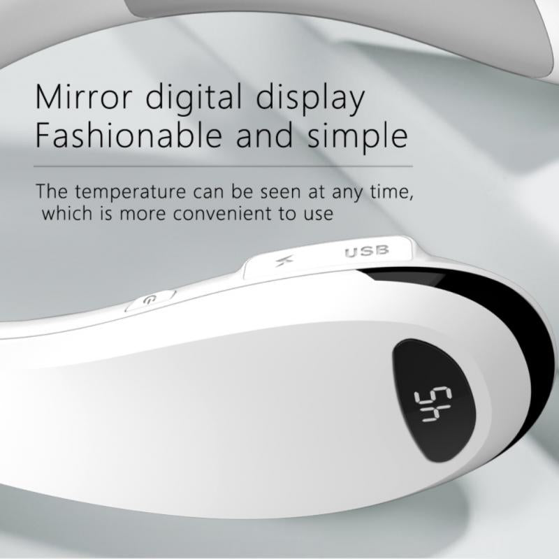 Rechargeable Wearable Neck Heater with Temperature Control & Digital Display for Winter | Thomler