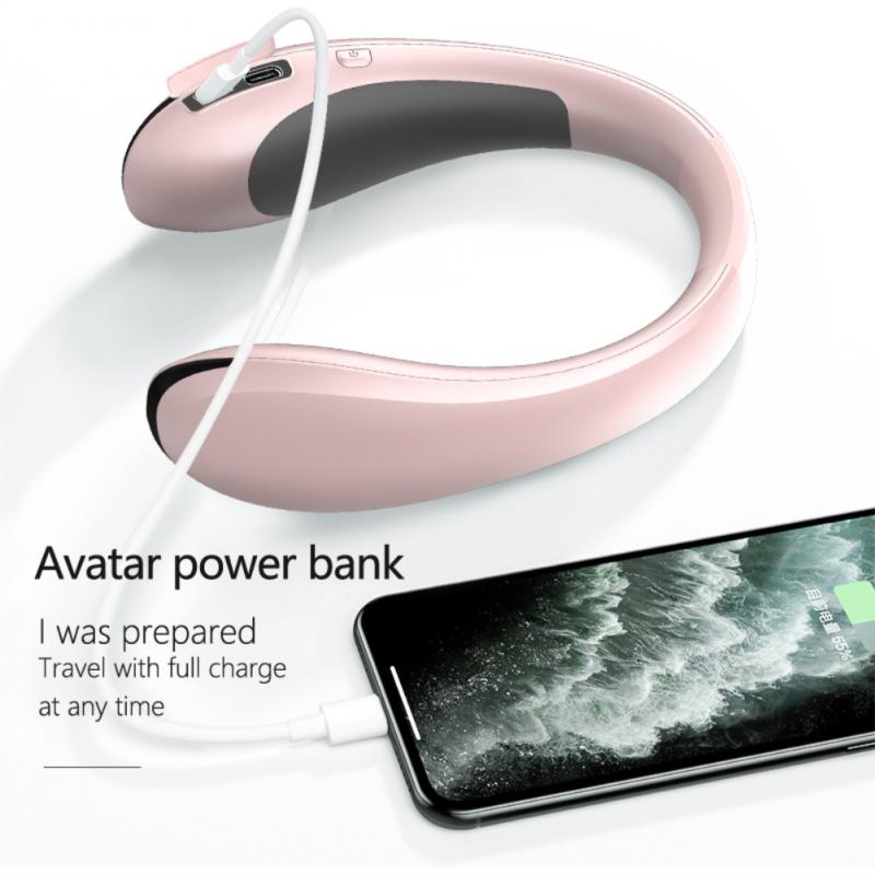 Rechargeable Wearable Neck Heater with Temperature Control & Digital Display for Winter | Thomler