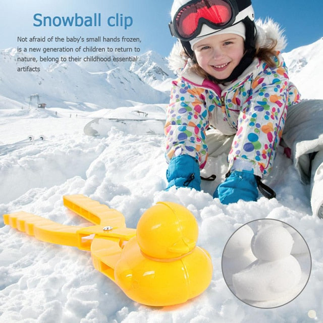 Animal Snowball Mold Tool – Cute Duck, Bear & Bunny Shaper for Kids Winter Play | Thomler