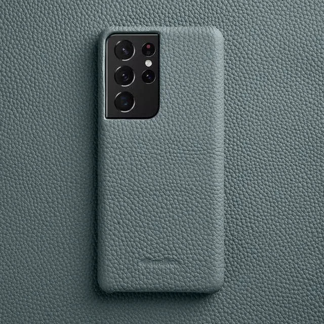 Leather Wallet Phone Case for Samsung Galaxy S22 Ultra S21 S20 Plus – Built-In Card Slots & Full Button Access | Thomler