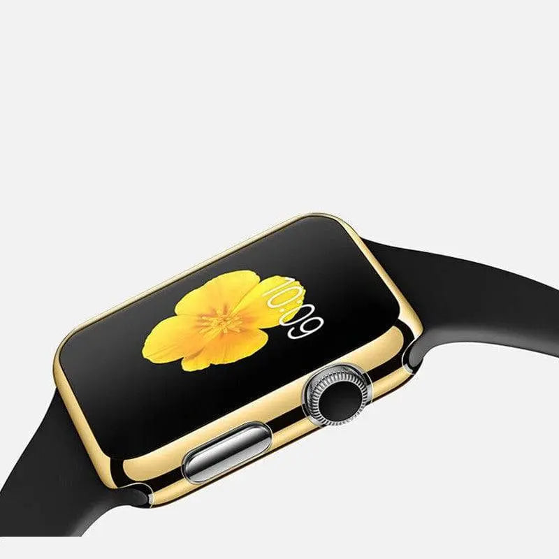 Snap-On Guard with Tempered Glass Screen Shield for Apple Watch Series 1-6 – 38mm, 40mm, 42mm, 44mm Full Body Protection Case | Thomler