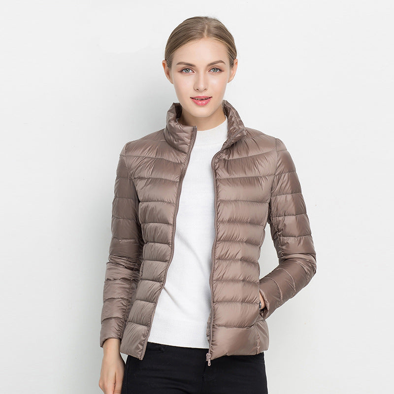 Women's Lightweight Quilted Puffer Jacket Fall Winter Insulated Coat S-3XL | Thomler