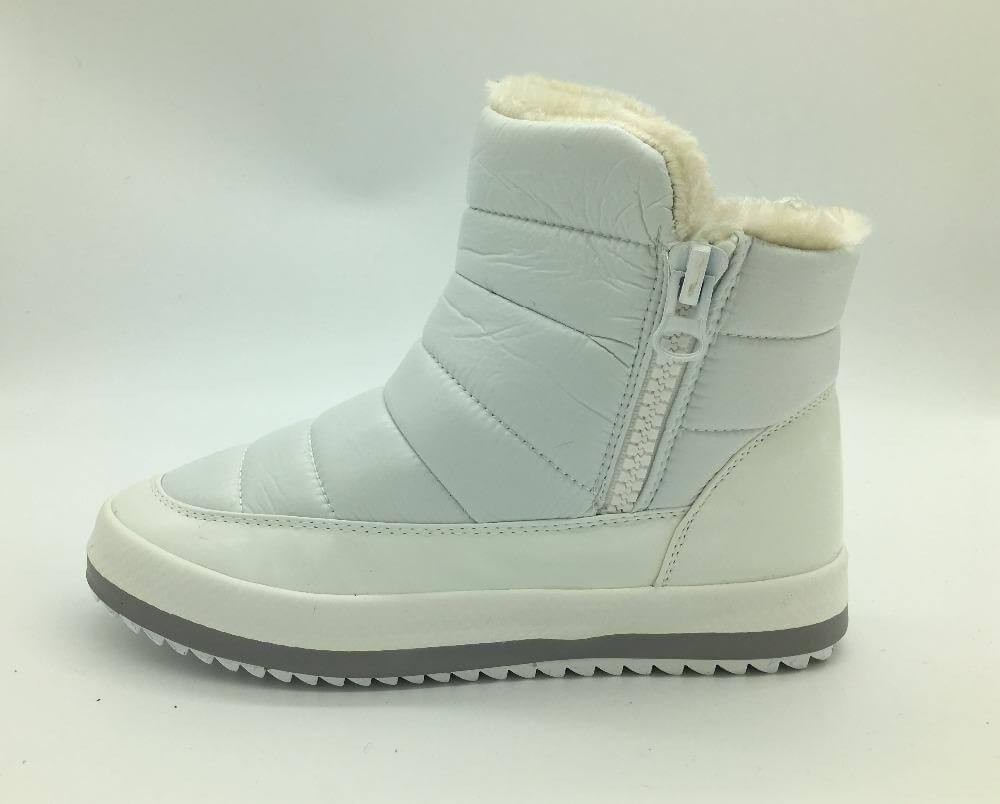 Women's Zip-Up Winter Ankle Boots with Plush Lining – Flat Sole Comfort Booties for Cold Weather & Snow | Thomler