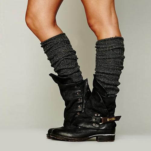 Women's Ankle Winter Boots with Ruched Detail & Side Zip – Flat Vegan Leather Round Toe Bootie for Cold Weather | Thomler