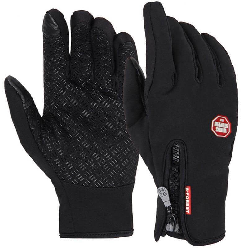Touchscreen Winter Gloves with Fleece Lining & Windproof Shell for Cold Weather | Thomler