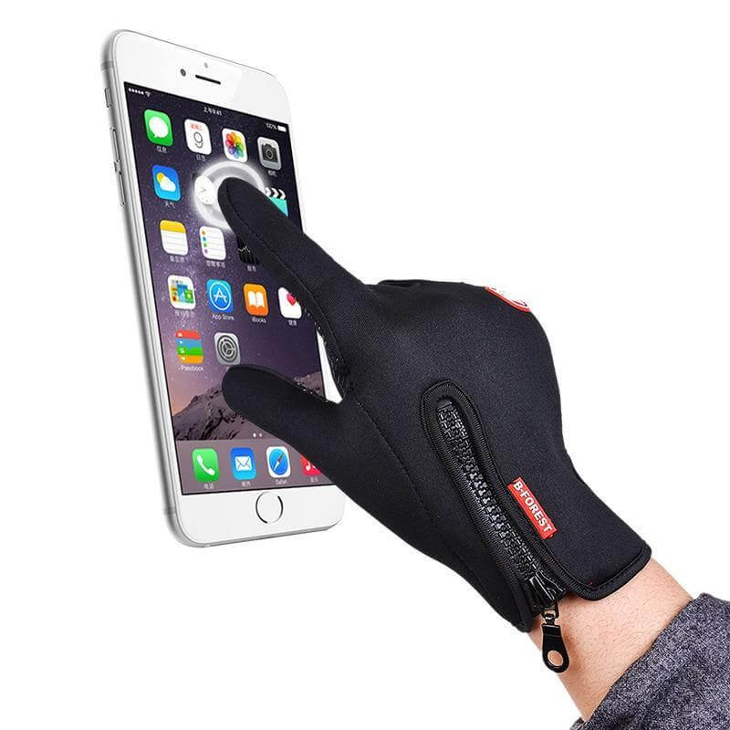 Touchscreen Winter Gloves with Fleece Lining & Windproof Shell for Cold Weather | Thomler