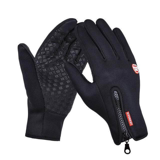 Touchscreen Winter Gloves with Fleece Lining & Windproof Shell for Cold Weather | Thomler