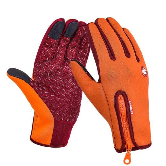 Touchscreen Winter Gloves with Fleece Lining & Windproof Shell for Cold Weather | Thomler