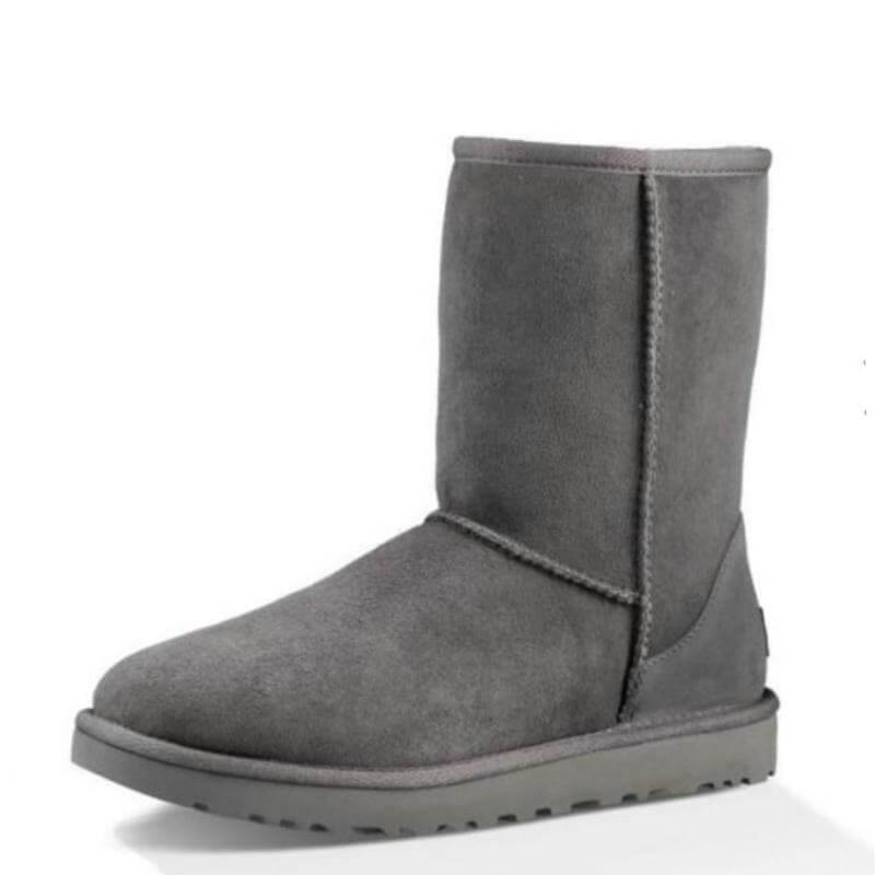 Faux Shearling Ankle Boots – Round Toe Slip-On Winter Boots for Women with Flat Sole & Warm Fur Lining | Thomler
