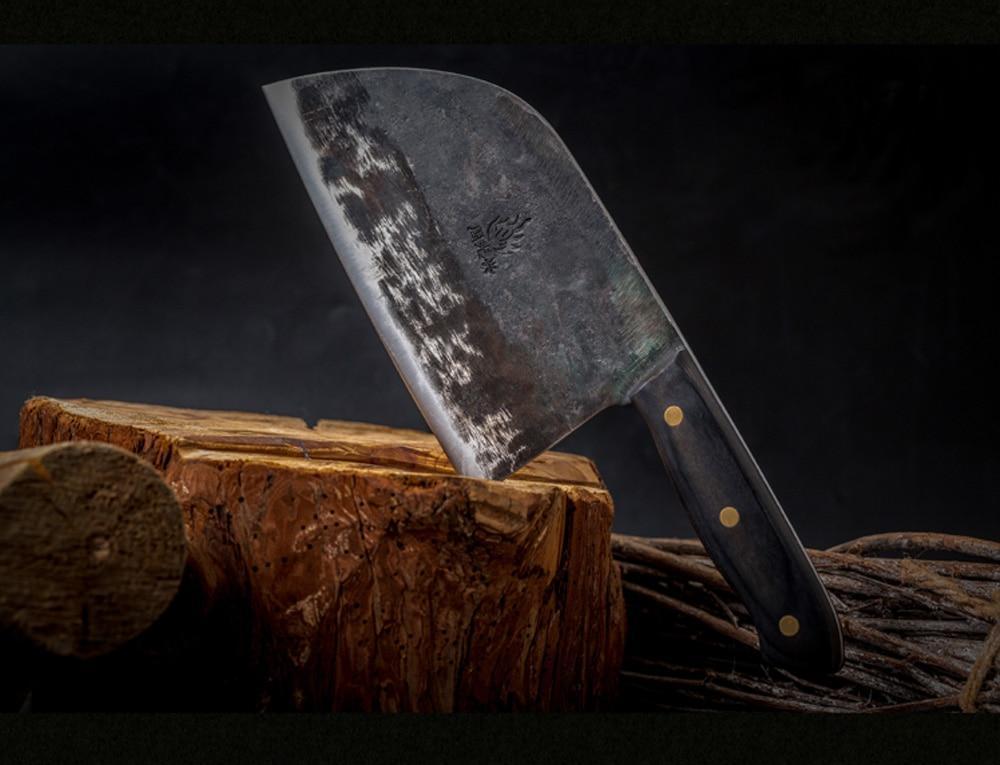 8 in Chef's Knife – Razor-Sharp Carbon Steel Blade for Precision Slicing & Dicing | Thomler