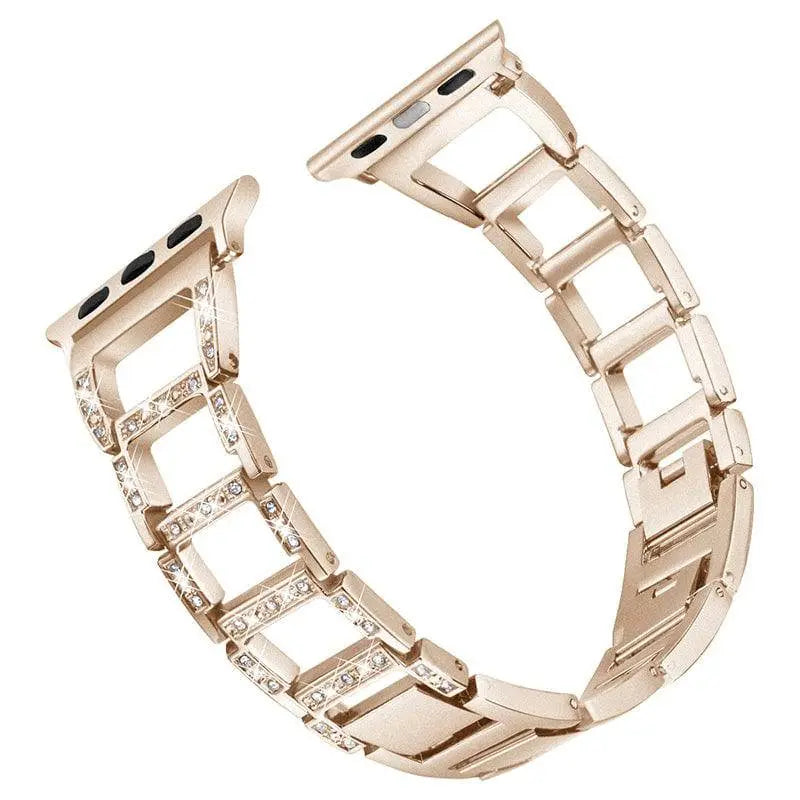 Elegant Bracelet Watch Strap for Apple Watch 38-49mm – Metal Link Band with Jewelry-Style Finish | Thomler