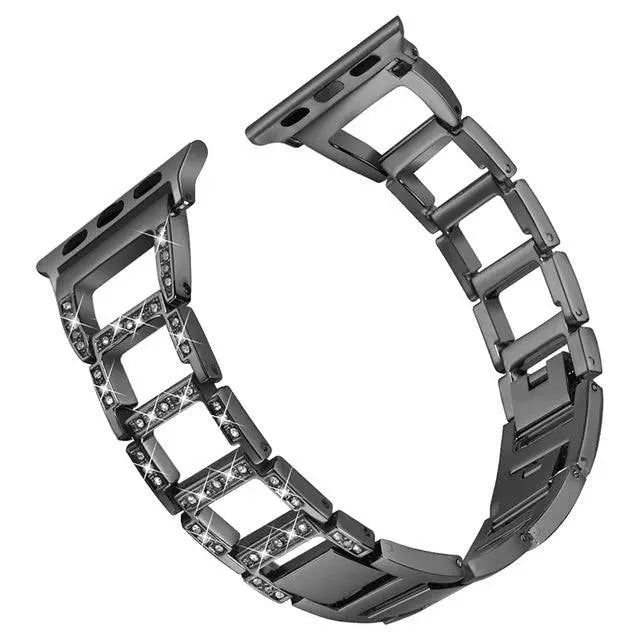 Elegant Bracelet Watch Strap for Apple Watch 38-49mm – Metal Link Band with Jewelry-Style Finish | Thomler