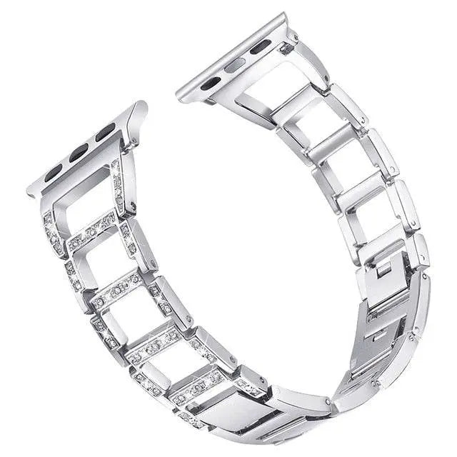 Elegant Bracelet Watch Strap for Apple Watch 38-49mm – Metal Link Band with Jewelry-Style Finish | Thomler