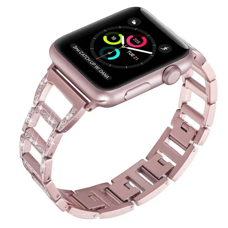 Elegant Bracelet Watch Strap for Apple Watch 38-49mm – Metal Link Band with Jewelry-Style Finish | Thomler