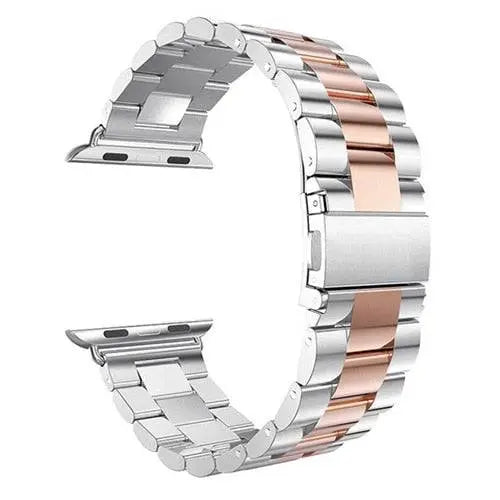 Precision Stainless Steel Link Bracelet for Apple Watch – 38mm to 49mm Connector Fit – Adjustable Wrist Band with Butterfly Clasp for | Thomler
