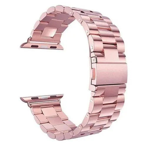 Precision Stainless Steel Link Bracelet for Apple Watch – 38mm to 49mm Connector Fit – Adjustable Wrist Band with Butterfly Clasp for | Thomler