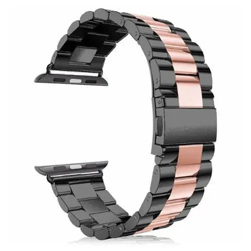 Precision Stainless Steel Link Bracelet for Apple Watch – 38mm to 49mm Connector Fit – Adjustable Wrist Band with Butterfly Clasp for | Thomler